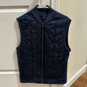 Men’s Navy Blue Vest from Banana Republic